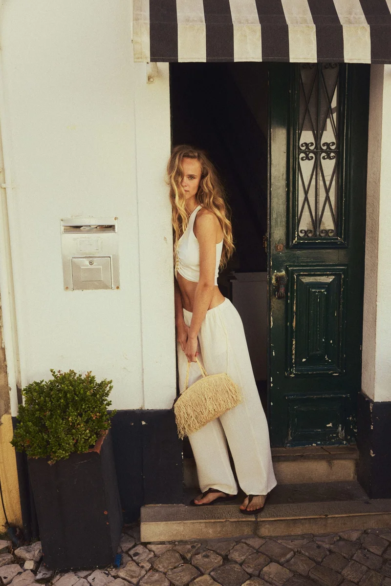 H&M Wide drawstring trousers