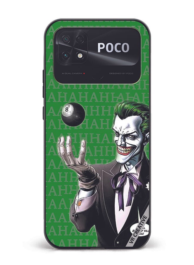 VR CREATIVE Protective Case Cover For Xiaomi Poco C40 Joker Design Multicolour - Image 1