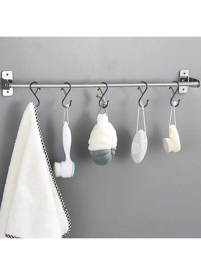 30 Pcs Heavy Duty S Shaped Hooks With Safety Buckle For Kitchen Pots Plants Bags - Image 5