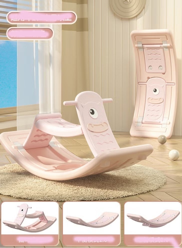 FULL JOY 2-in-1 Smart Balance Board for Kids Indoor Home Use, Sensory Training Equipment, Multi-Use Bend Board, Dual-Use Rocking Horse - Image 5