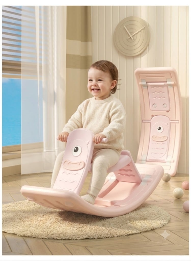 FULL JOY 2-in-1 Smart Balance Board for Kids Indoor Home Use, Sensory Training Equipment, Multi-Use Bend Board, Dual-Use Rocking Horse - Image 1