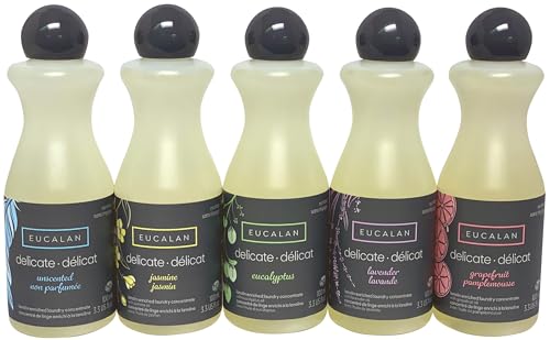 Eucalan Fine Fabric Wash Gift-Pack , 5 Pieces Per Pack , 3.3ounces each Bottle - Image 5