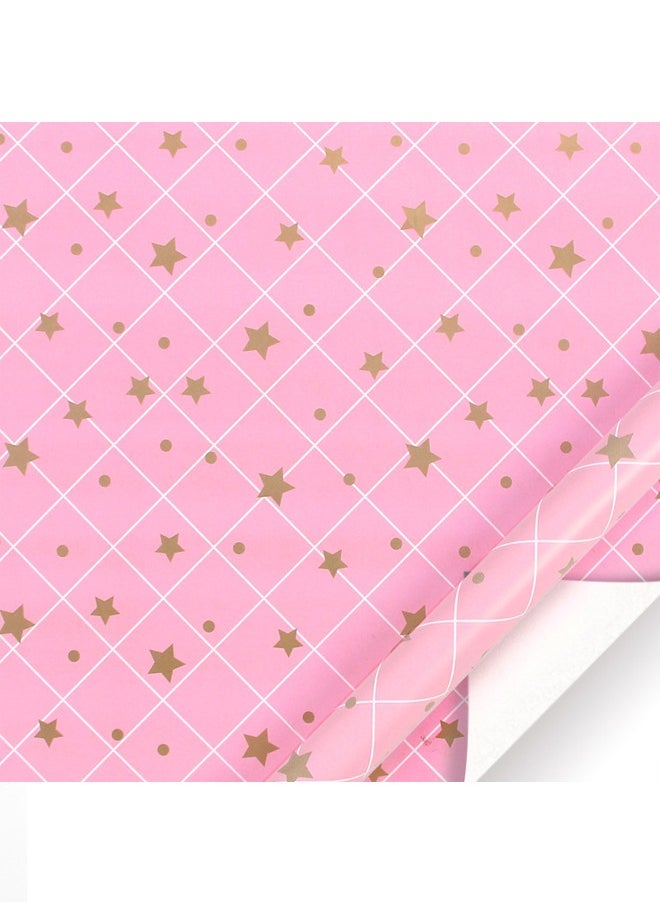 Zeemey 4 Sheets Gift Wrapping Paper With Accessories,Holiday Gift Wrapping Paper,Birthday Gift Box Gift Wrapping DIY, Gift Wrapping Paper for Birthday, Holiday, Wedding, Party,Kids Gift Wrapping (70cmX50cm)  - Image 5