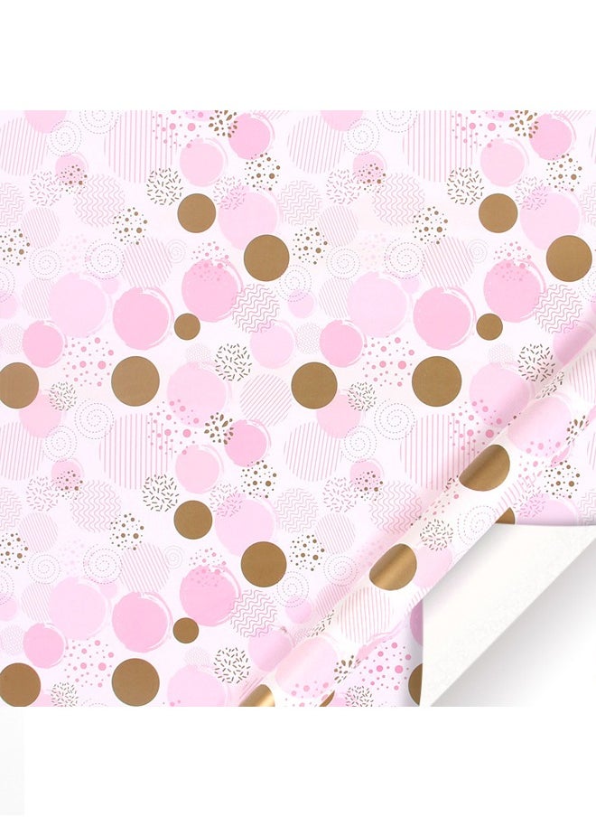 Zeemey 4 Sheets Gift Wrapping Paper With Accessories,Holiday Gift Wrapping Paper,Birthday Gift Box Gift Wrapping DIY, Gift Wrapping Paper for Birthday, Holiday, Wedding, Party,Kids Gift Wrapping (70cmX50cm)  - Image 4