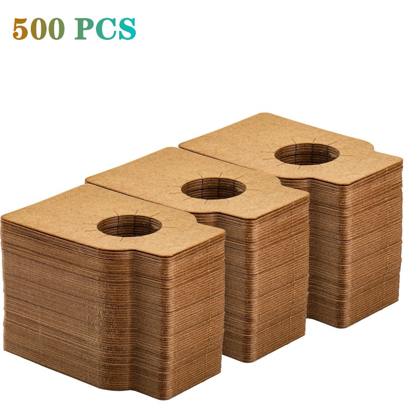 DEAYOU 500 PCS Wine Tags, Kraft Wine Labels, Custom Paper Tags for Champagne, Wine Racks Marker, Double Sided - Image 3