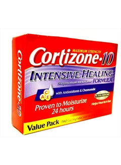 Cortizone 10 cortizone 10 Maximum Strenght Intensive Healing 1% hydrocortisone Anti Itch Cream Two 20z Tubes, Total 4 oz  - Image 1