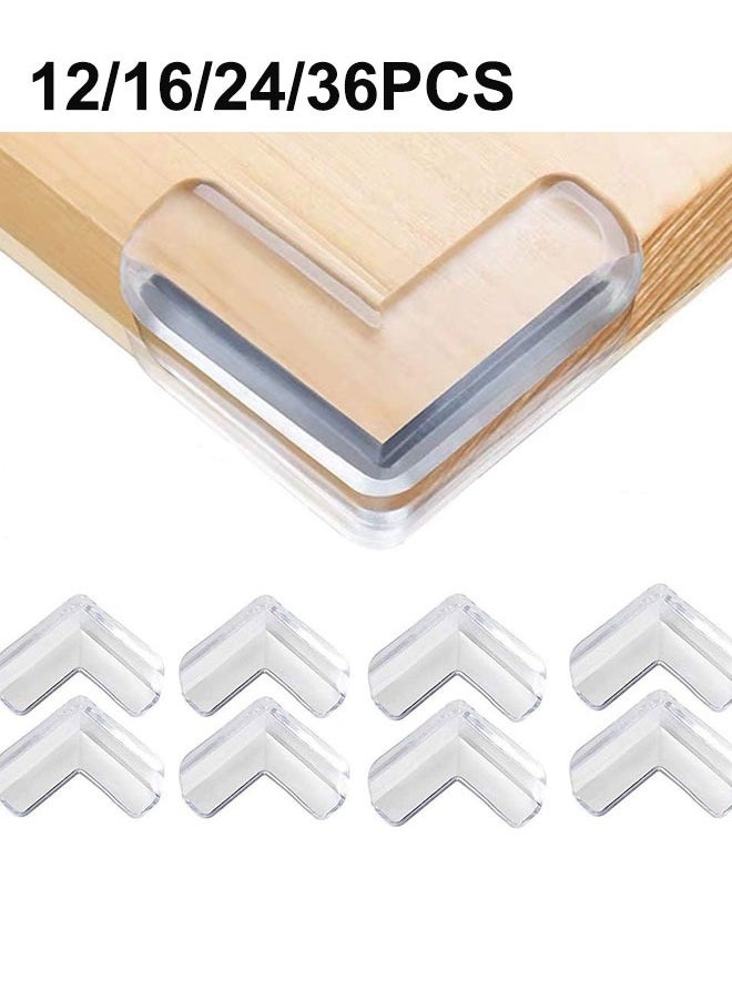 Berma Baby Safety Corner Protectors Guards Baby Proofing Safety Corner Clear Furniture Table Corner Protection, Kids Soft Table Corner Protectors for Child for Furniture Against Sharp Corners  - Image 1