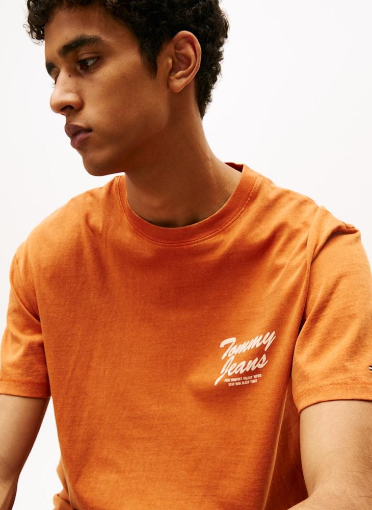 TOMMY JEANS Back Graphic Relaxed Crew Neck T-Shirt - Image 3