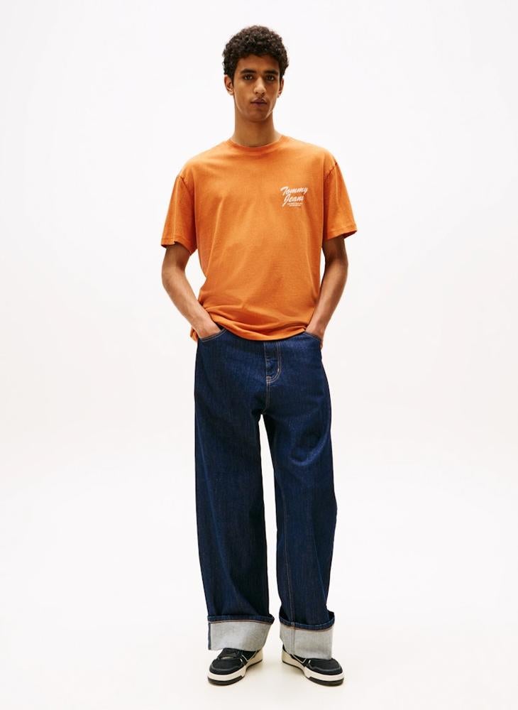 TOMMY JEANS Back Graphic Relaxed Crew Neck T-Shirt - Image 4