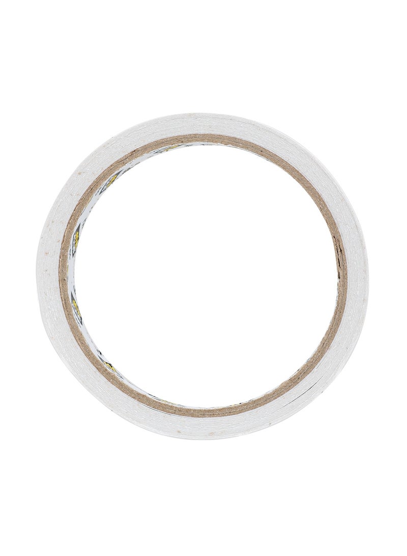 Deli Double-Sided Tape - 12mm x 10Y x 80um, 1 Roll/Bag, White, E30405 - Image 2