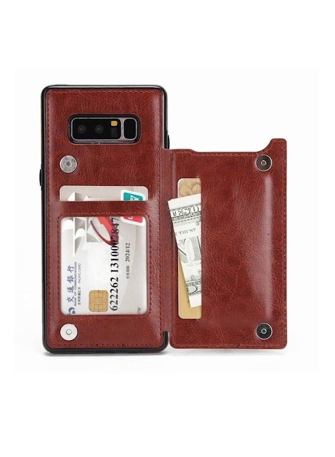 Wallet Case With Card Holder For Samsung Note 8 - Image 1