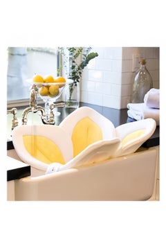 Shuer Comfortable Baby Bath Seat Flower Shaped (4 Petal) Bathtub - Ideal For 0 To 6 Month Baby - Fits In All Sinks  - Image 4