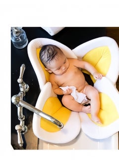 Shuer Comfortable Baby Bath Seat Flower Shaped (4 Petal) Bathtub - Ideal For 0 To 6 Month Baby - Fits In All Sinks  - Image 5