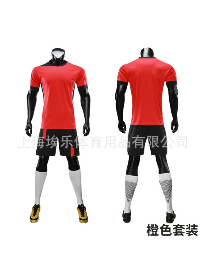 Orange Football Jersey - Image 1