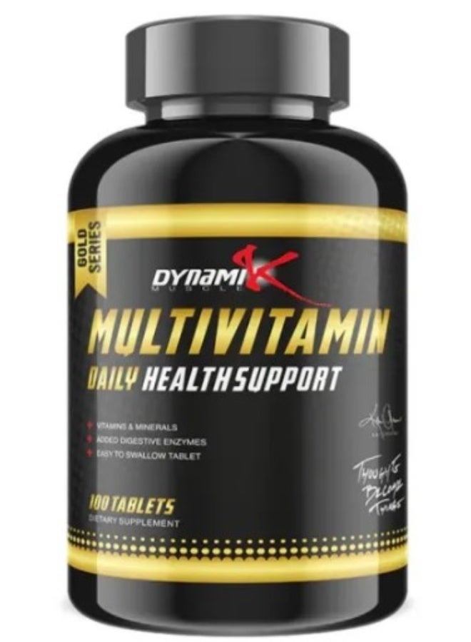 DYNAMIK MUSCLE DYNAMIK GOLD SERIES MULTIVITAMIN DAILY 100 TAB - Image 1