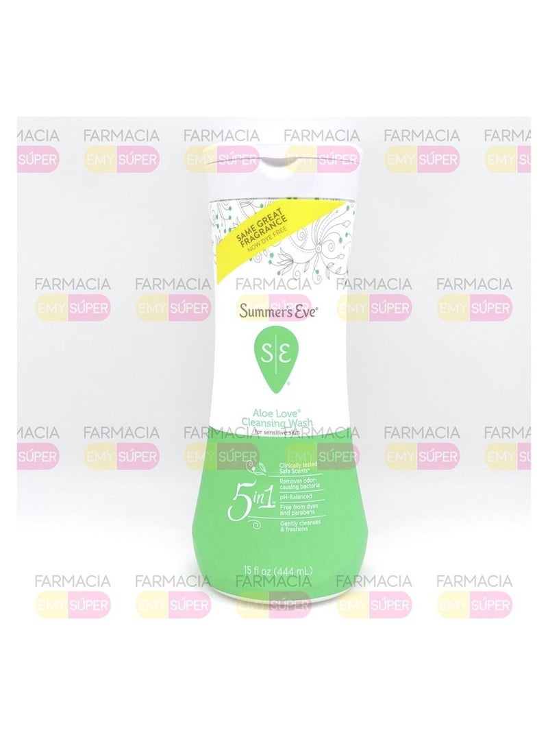 Summer's Eve Summer's Eve Aloe Love 5-in-1 Cleansing Wash - 444 ml - Image 2