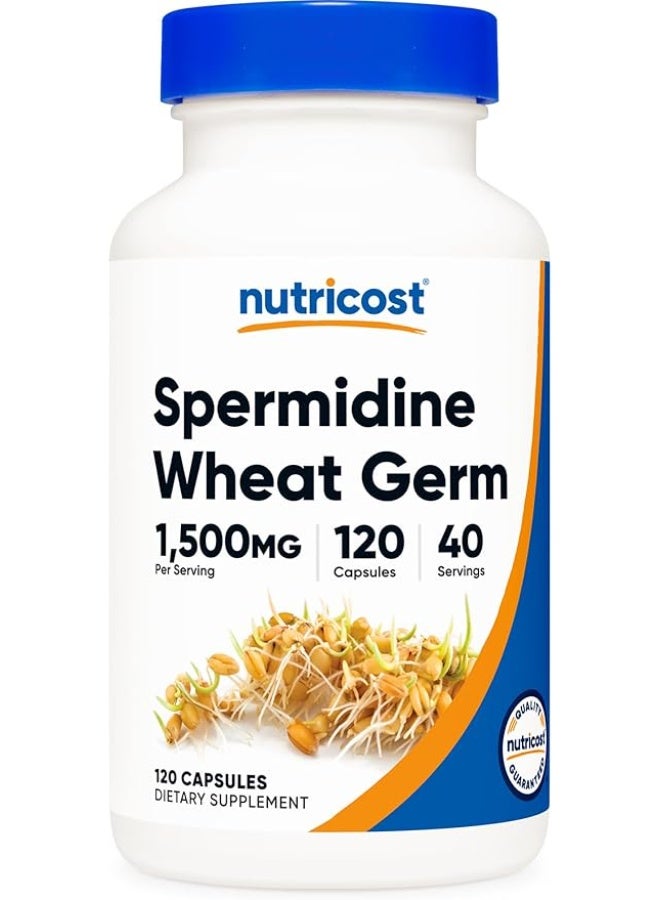 Nutricost, Spermidine Wheat Germ, 120 Capsules - Image 1