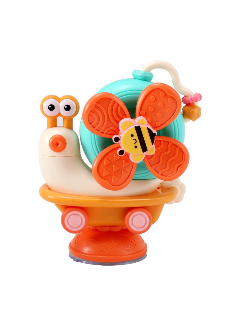 SYOSI High Chair Toys with Suction Cups Snail Toys Snail Windmill Spinner Baby Toys Montessori Toys Infant Girl Development Toys Boy Sensory Birthday  - Image 1