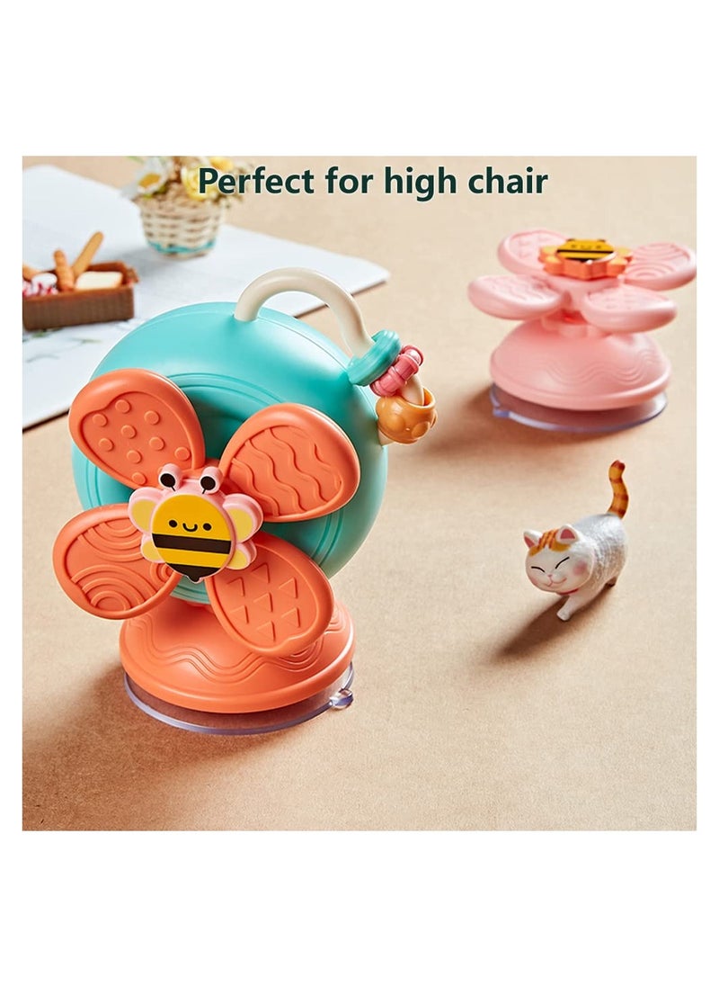 SYOSI High Chair Toys with Suction Cups Snail Toys Snail Windmill Spinner Baby Toys Montessori Toys Infant Girl Development Toys Boy Sensory Birthday  - Image 4