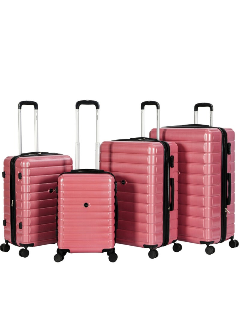 ستار لايف مجموعة حقائب سفر مكونة من 4 قطع من حقائب أمتعة السفر ذات الجانب الصلب من مادة ABS - Image 1