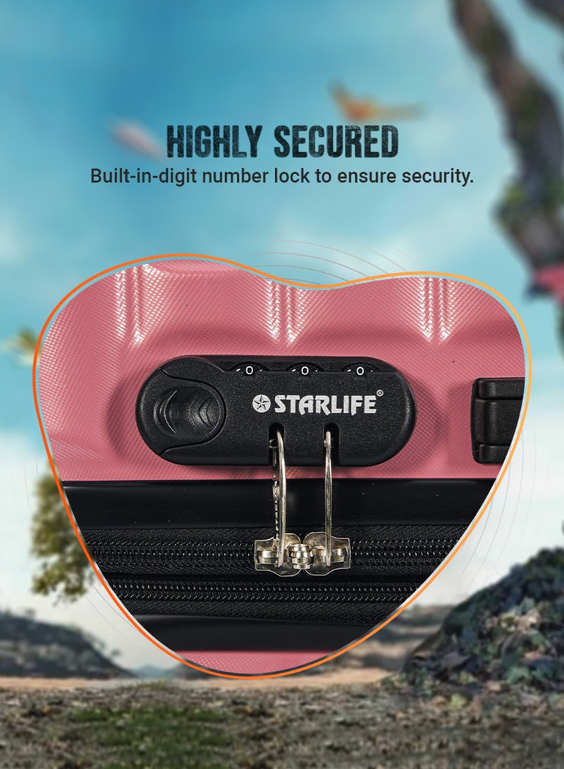 ستار لايف مجموعة حقائب سفر مكونة من 4 قطع من حقائب أمتعة السفر ذات الجانب الصلب من مادة ABS - Image 3