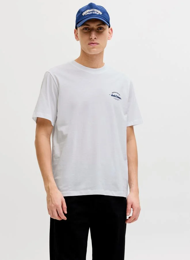 JACK & JONES Logo Crew Neck T-Shirt