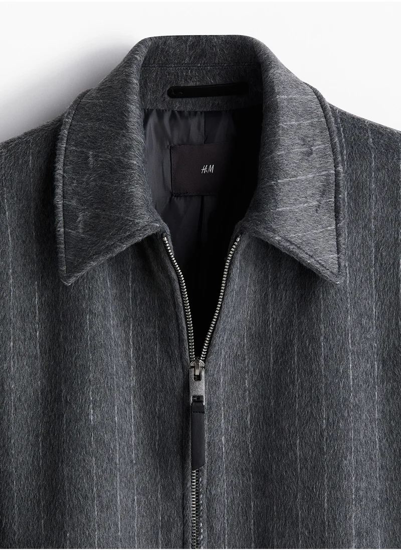 اتش اند ام Regular Fit Wool-Blend Jacket