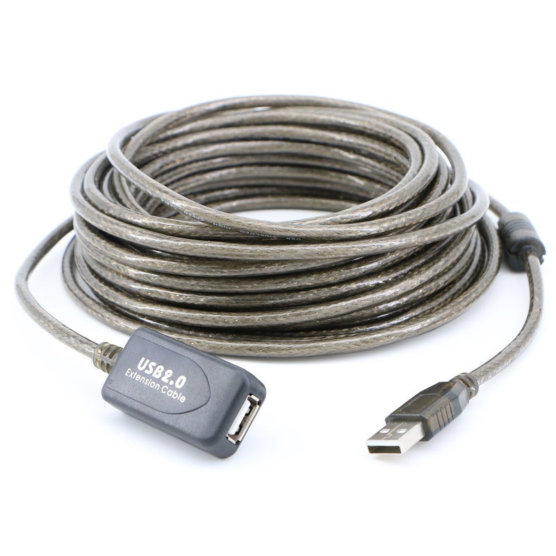 باسو كابل تمديد USB 2.0 A من الذكور إلى الإناث من باسو بسرعة عالية 480 ميغابت في الثانية (30 قدم) - Image 4