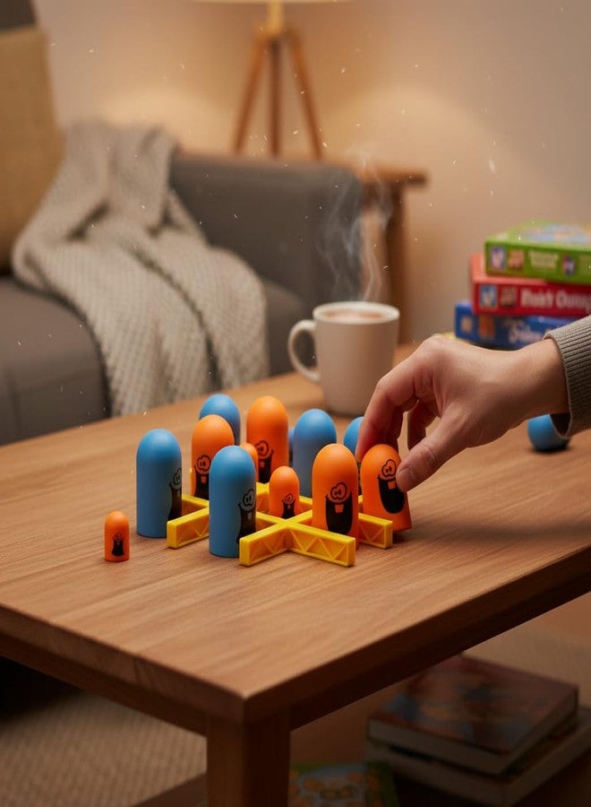 لعبة TinyPlay Gobble اللوحية للأطفال والعائلة | لعبة استراتيجية تيك تاك تو للأطفال من 4 إلى 12 سنة | لعبة لوحية لتنمية مهارات التفكير للأولاد والبنات والكبار - Image 3