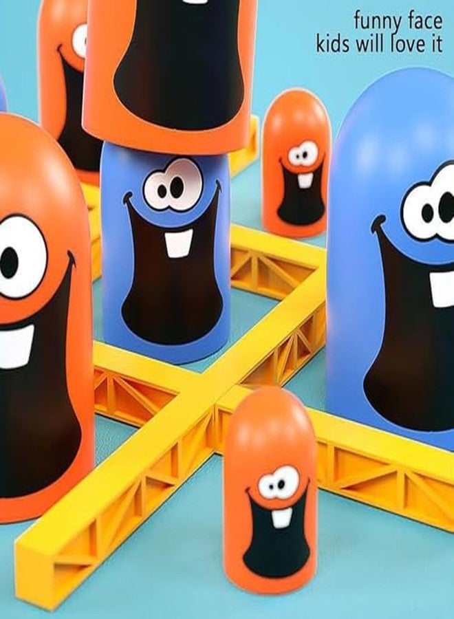 لعبة TinyPlay Gobble اللوحية للأطفال والعائلة | لعبة استراتيجية تيك تاك تو للأطفال من 4 إلى 12 سنة | لعبة لوحية لتنمية مهارات التفكير للأولاد والبنات والكبار - Image 4