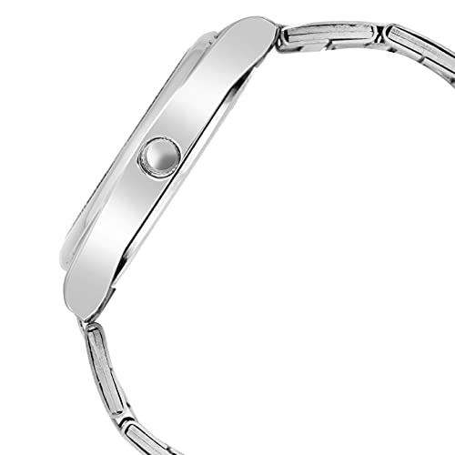 SWADESI STUFF Black Dial Silver Stainless Steel Strap Classy and Luxury Analog Watch for Men - Image 4