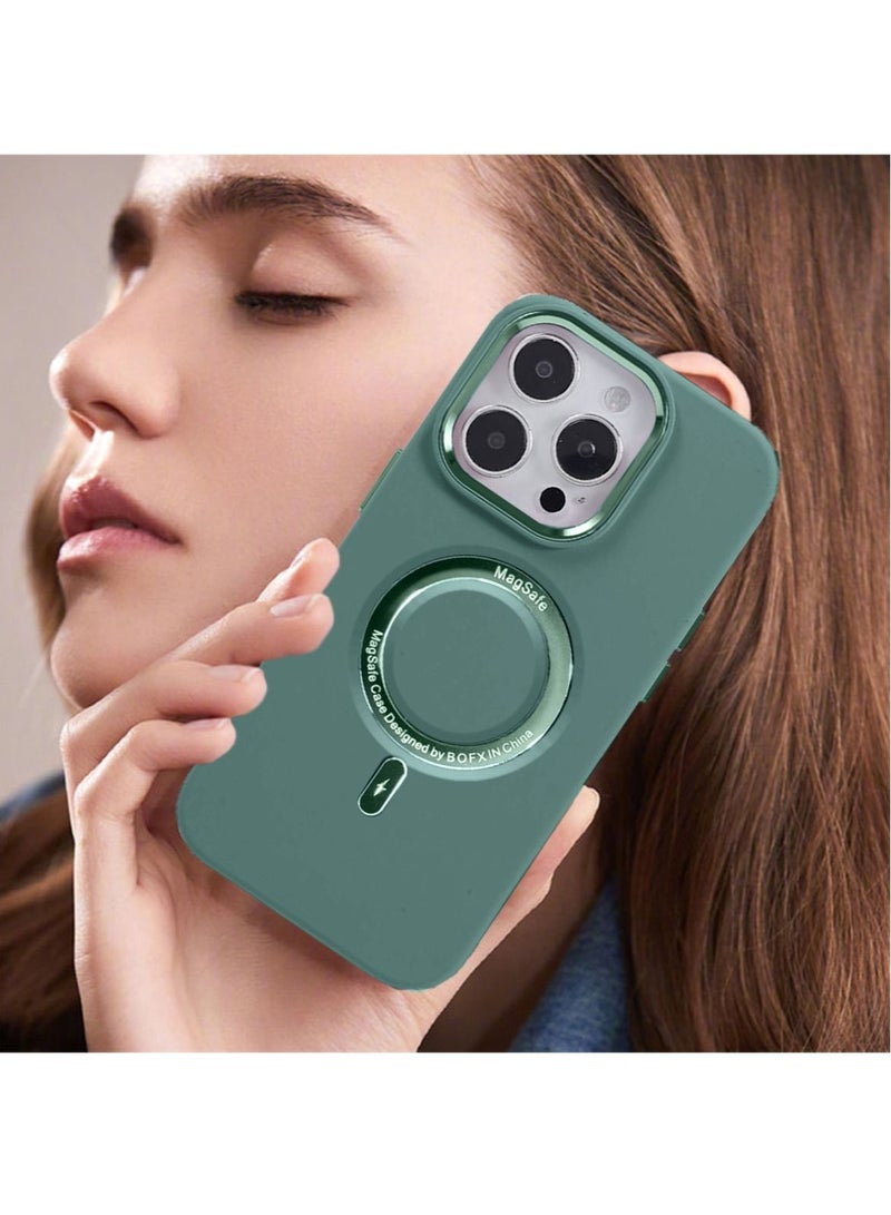 Techie Premium Electroplated MagSafe Silicone Case Cover for Apple iPhone 15 Pro Max - Ultimate Shock Absorption, Secure Grip, and Anti-Slip Design - Image 4