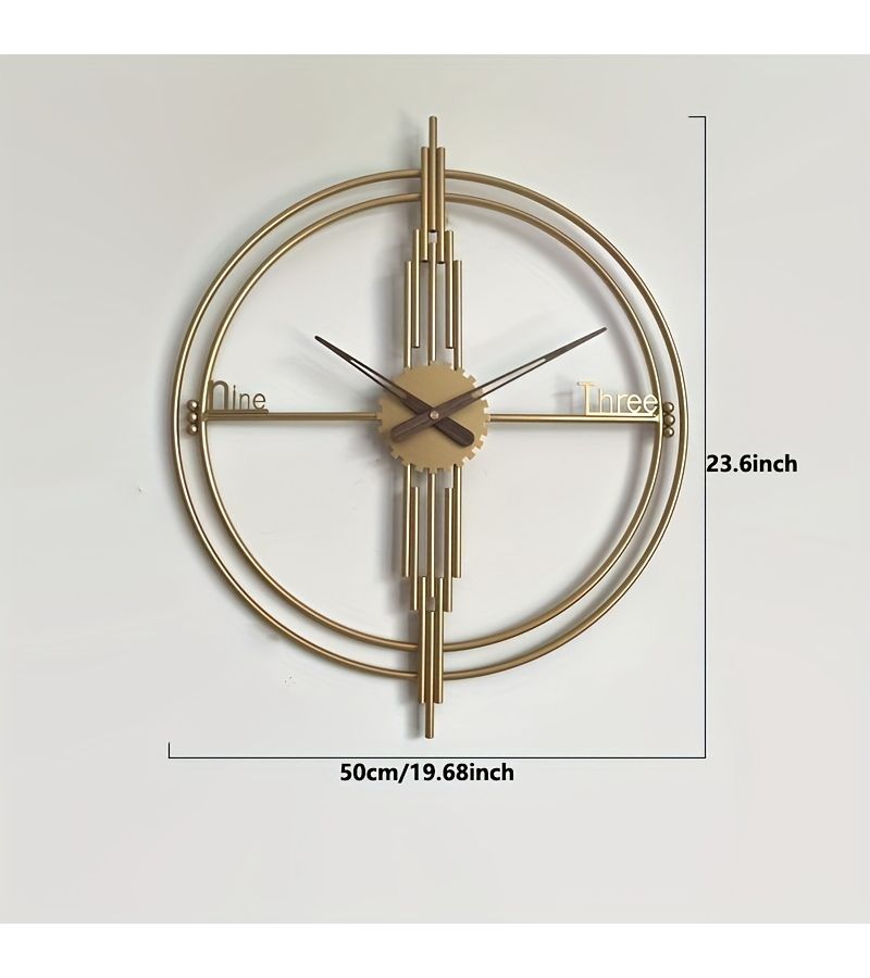 Minimalist English Wall Clock 19.69 X 23.62 Inch - Image 2