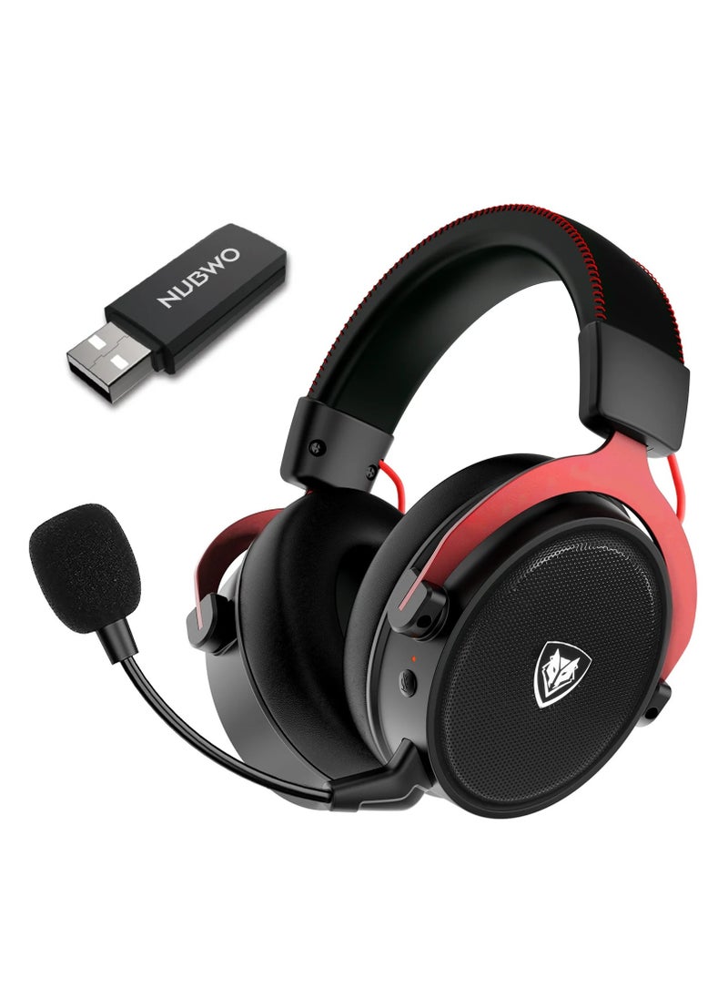 NUBWO - NUBWO G07 Wireless Gaming Headset With Noise Cancelling Mic For  Wireless 2.4G BT. USB Gaming Headset With 3D Surround Sound Soft Memory Earmuffs - Image 1