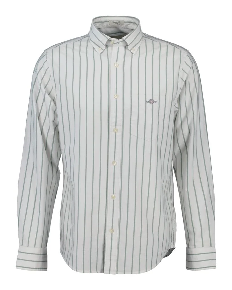 Regular Fit Striped  Classic Oxford Shirt