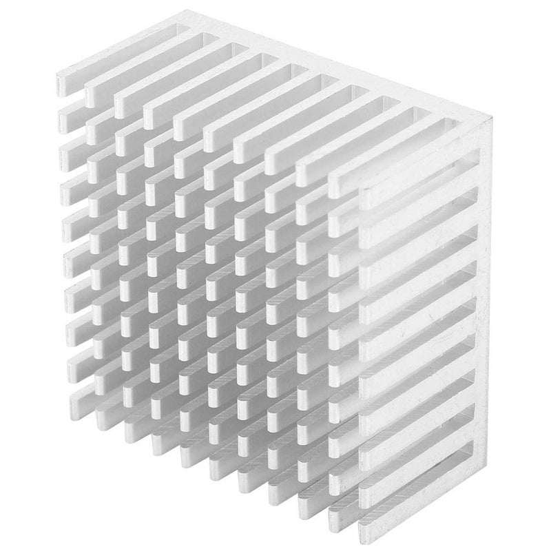 LiebeWH Aluminum Heatsink for LED Circuit Board, Cooler Fin Heat Sink, Suitable for and Electronic Components, Lightweight Design and Stable, Good Thermal Conductivity, Maximize Cooling (Silver) - Image 2