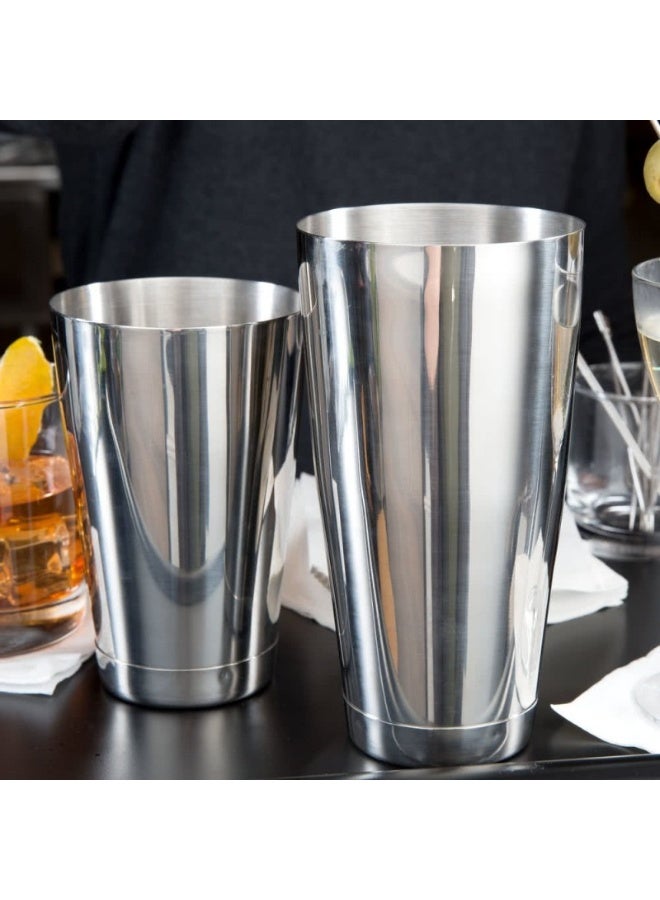 طقم من قطعتين من خافقات بار بوسطن المصنوعة من الفولاذ المقاوم للصدأ، (30 أونصة/80 مل) و (18 أونصة/54 مل) - Image 2