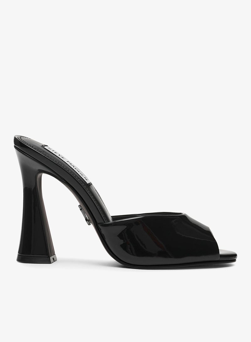 STEVE MADDEN PRESECCO Glossy Peep Toe Heeled Sandals - Image 1