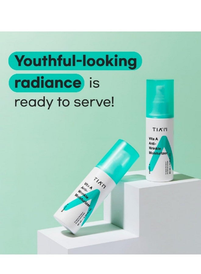 TIA'M TIAM Vita A Anti-Wrinkle Moisturizer 80ml, 1.1% Retinyl Palmitate & 1% Fish Collagen, Korean Anti-Aging Face Cream for Fine Lines, Wrinkles & Firmness - Image 3