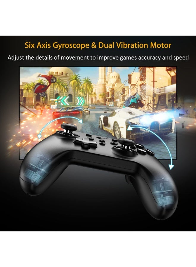 Gulikit KingKong 2 No Stick Drift Wireless Controller for Switch, Bluetooth Controller with Hall Effect Sensing Joystick, No Deadzone, APG Recording - Image 5