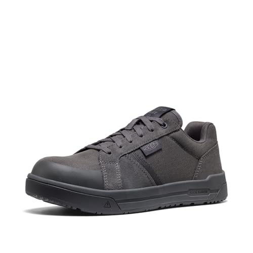 KEEN Utility Mens Kenton Low Height Composite Toe ESD Breathable Work Sneakers MagnetSteel Grey 9 D - Image 1