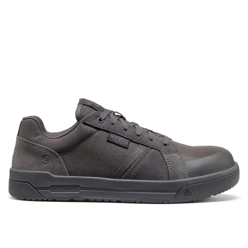 KEEN Utility Mens Kenton Low Height Composite Toe ESD Breathable Work Sneakers MagnetSteel Grey 9 D - Image 3