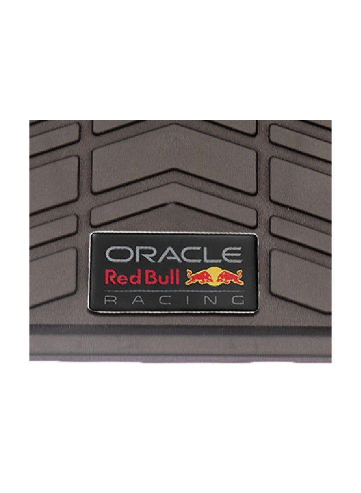 Red Bull مجموعة حصائر سيارات ريد بُل ريسينغ أوراكل العالمية - 3 قطع - أسود/أحمر - Image 4