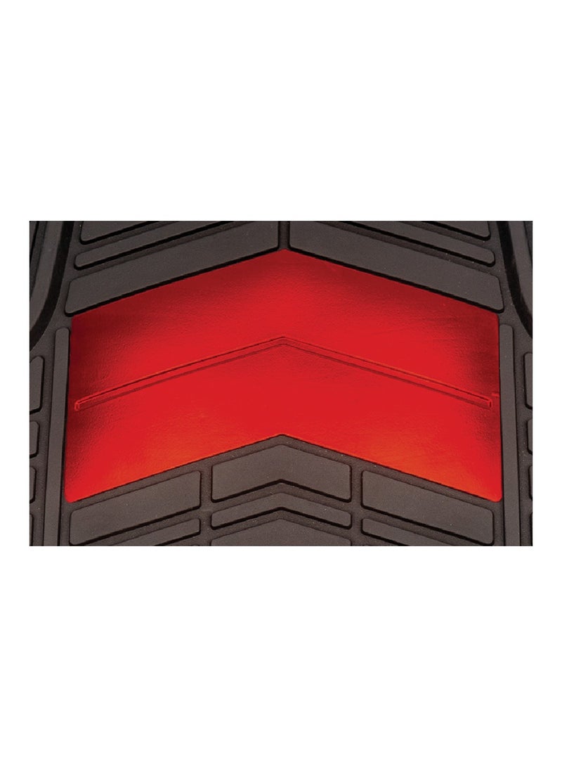 Red Bull مجموعة حصائر سيارات ريد بُل ريسينغ أوراكل العالمية - 3 قطع - أسود/أحمر - Image 5