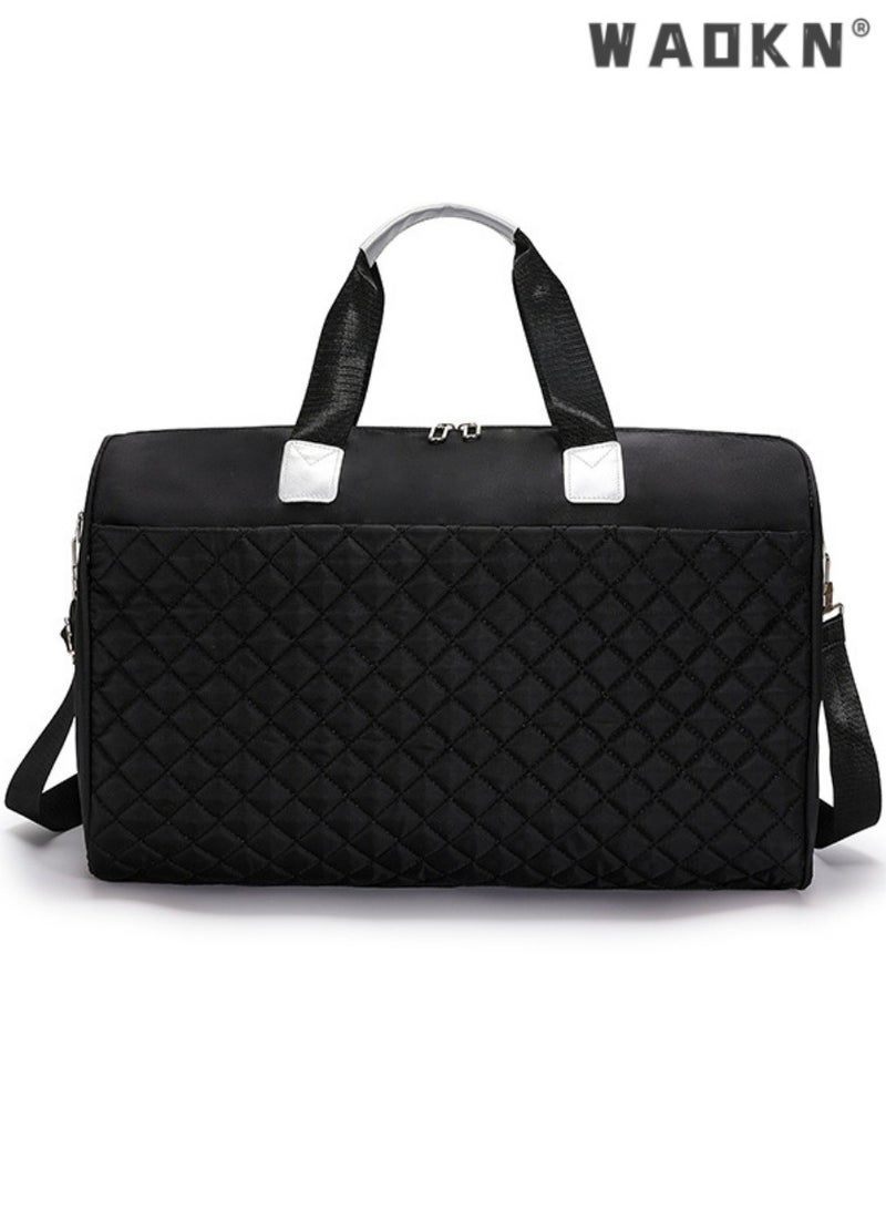 WAOKN Large Capacity Gym Bag,Sports Duffle Bag,Travel Duffel Bag Large Capacity Lightweight Waterproof Oxford Fabric Multipurpose Shoulder Luggage Bag for Fitness Sports Training Trip for Unisex  - Image 1