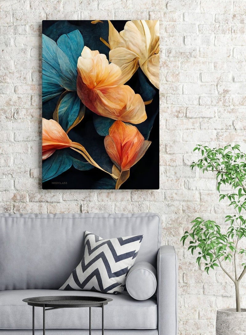 مودكلاس لوحه جداريه كانفس بتصميم ورود - Image 1