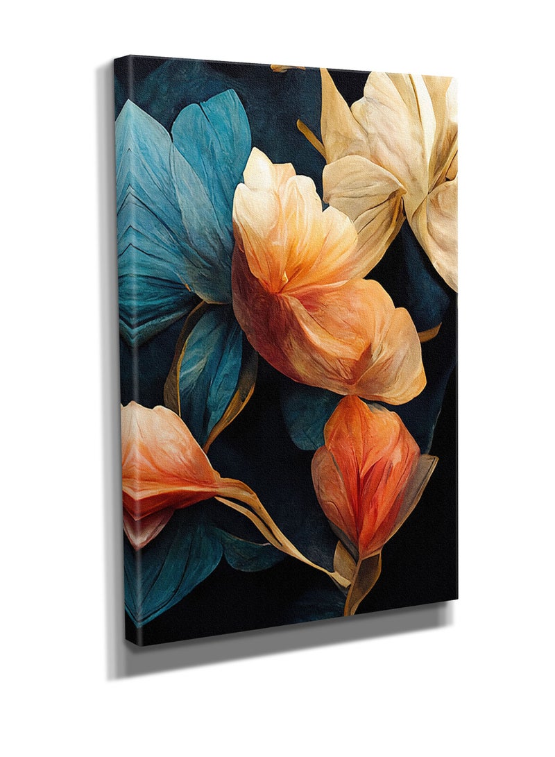 مودكلاس لوحه جداريه كانفس بتصميم ورود - Image 2