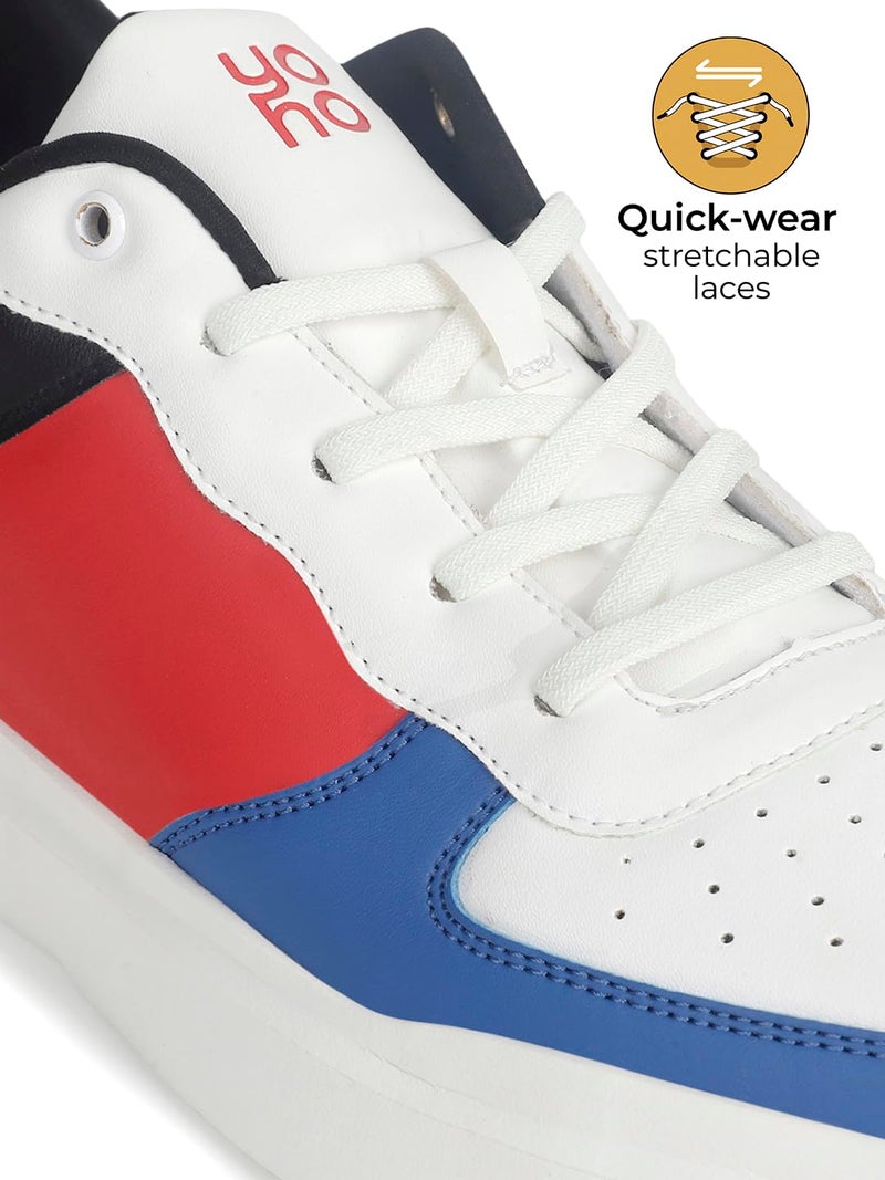 YOHO Fashion Sneaker For Men | Comfortable shoes | Cushioned Insole | Quick-wear elastic laces |Lightweight | Dynamic Feet Support | Fashionable | Stylish | Modern - Image 3