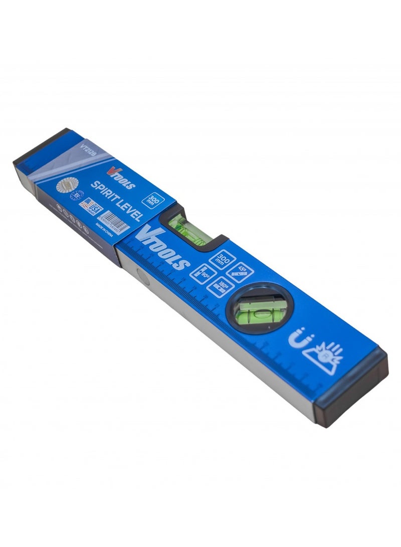 VTOOLS 300MM Shock Resistant Aluminum Alloy Magnetic Spirit Level - Image 3
