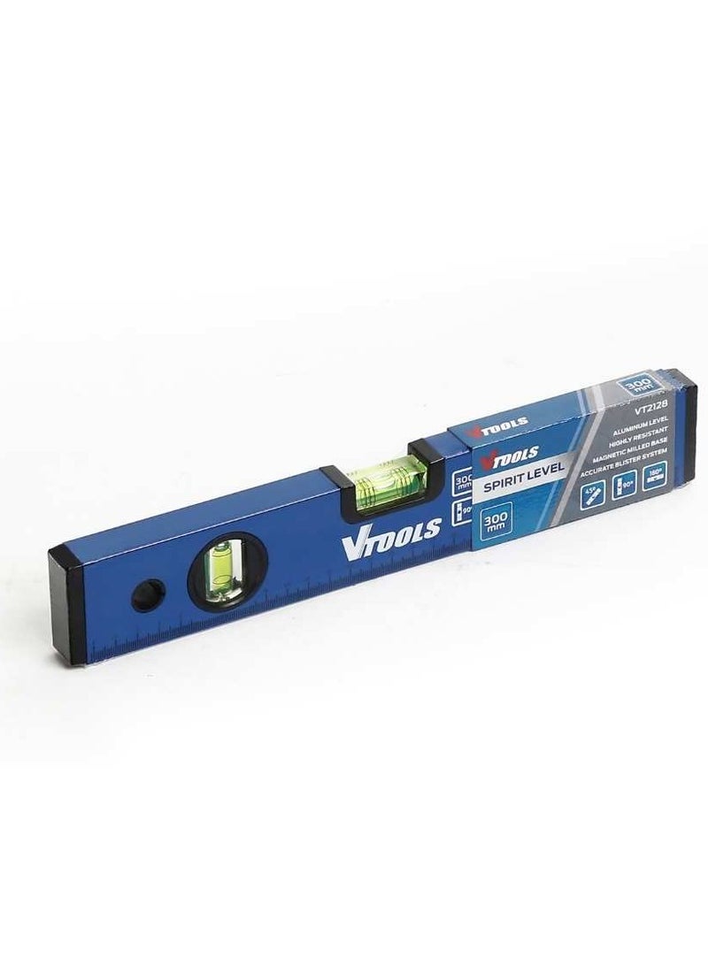 VTOOLS 300MM Shock Resistant Aluminum Alloy Magnetic Spirit Level - Image 1
